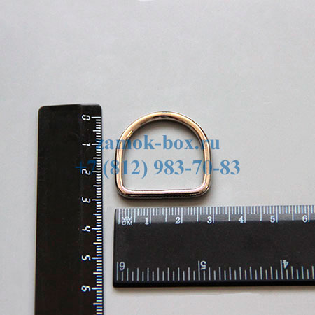 Полукольцо металлическое 26 мм, никель купить от производителя